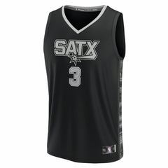 Keldon Johnson San Antonio Spurs Fast Break Replica Player Jersey - Statement Edition - Black | Fanatics cheap