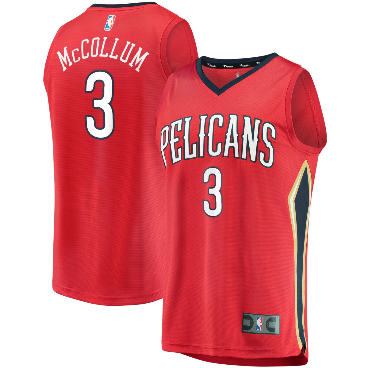C.J. McCollum New Orleans Pelicans Fast Break Replica Player Jersey - Statement Edition - Red | Fanatics discount