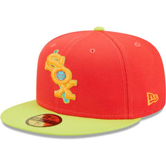 Chicago White Sox   Lava Highlighter Combo 59FIFTY Fitted Hat - Red/Neon Green | New Era