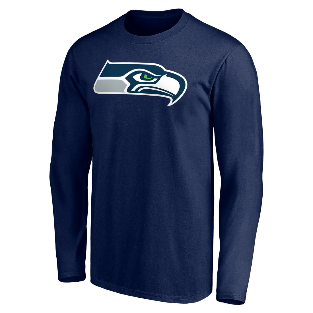 Seattle Seahawks Team Authentic Personalized Name & Number Long Sleeve T-Shirt - College Navy online