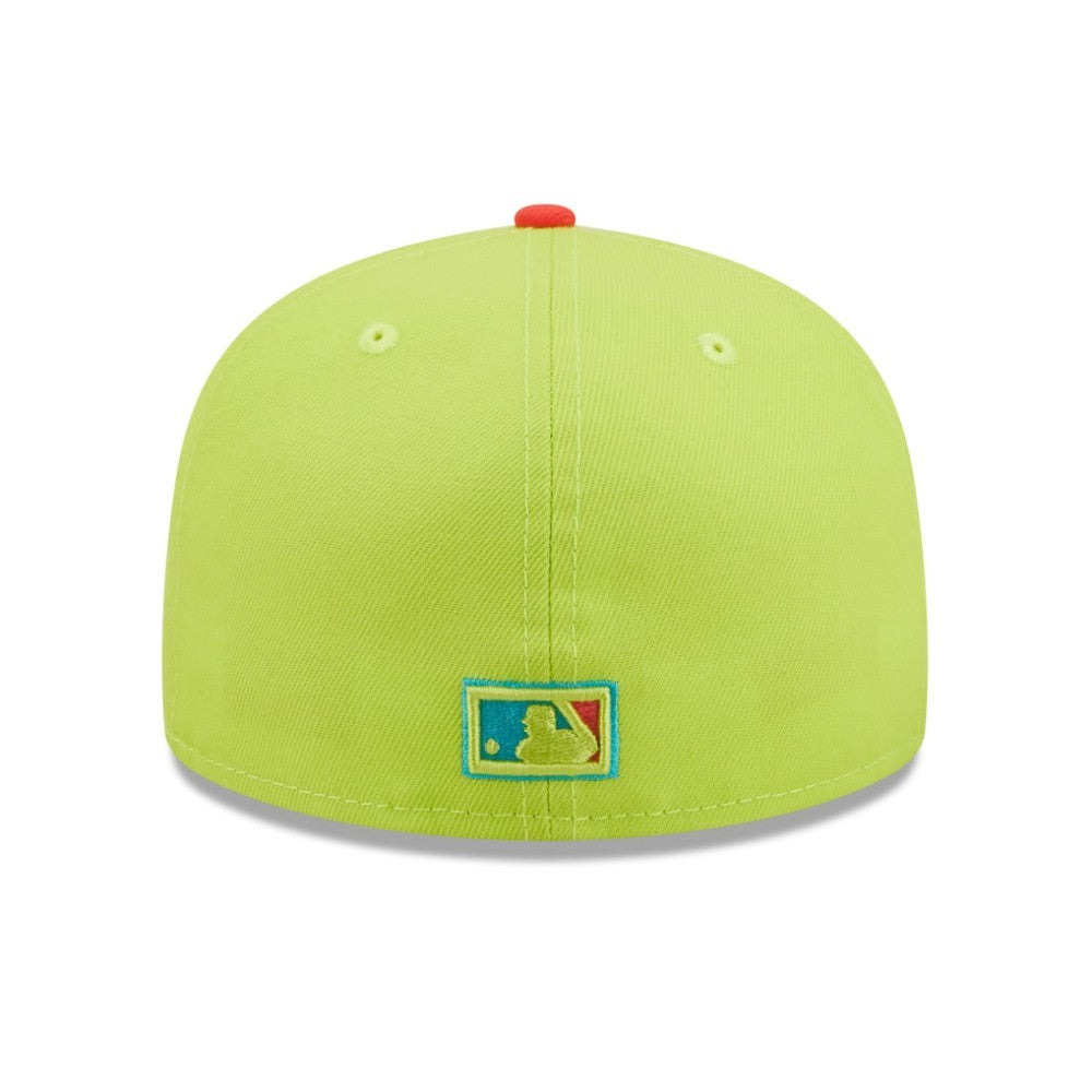 Washington Nationals 2008 Inaugural Season Cyber Highlighter 59FIFTY Fitted Hat - Green/Red | New Era