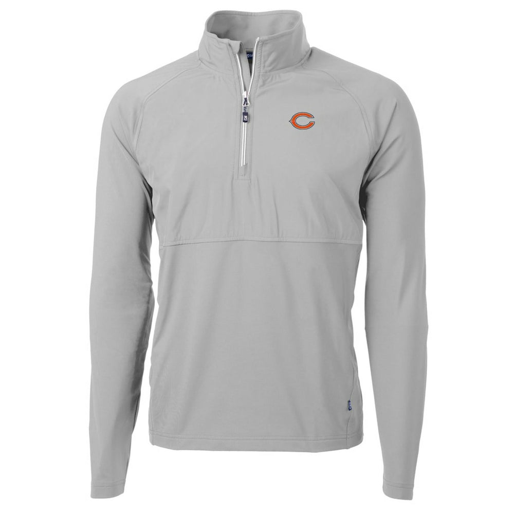 Chicago Bears Cutter & Buck Adapt Eco Knit Hybrid Recycled Quarter-Zip Raglan Jacket - Gray online