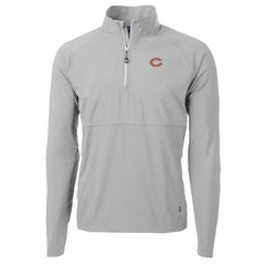 Chicago Bears Cutter & Buck Adapt Eco Knit Hybrid Recycled Quarter-Zip Raglan Jacket - Gray online