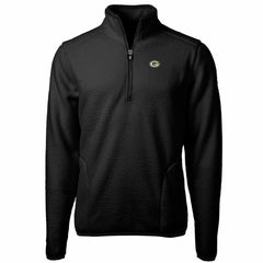 Green Bay Packers Cutter & Buck Big & Tall Cascade Eco Sherpa Fleece Quarter-Zip Pullover Jacket - Black outlet