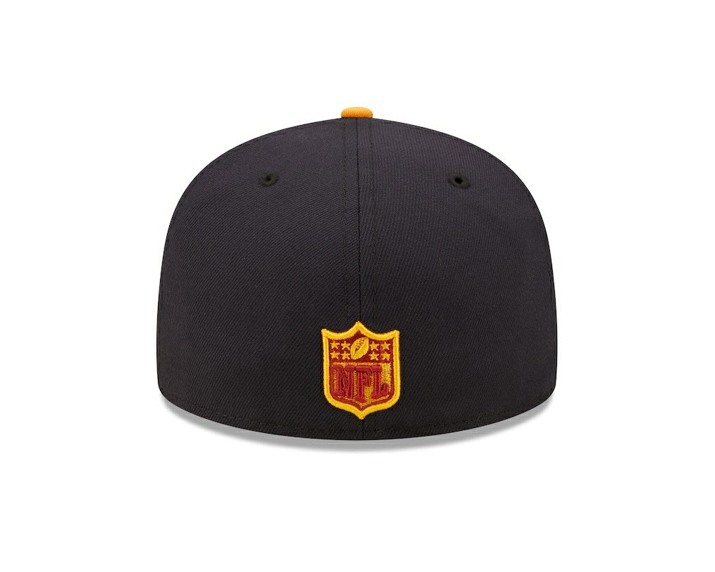 Cleveland Browns New Era 60th Anniversary 59FIFTY Fitted Hat - Navy/Gold cheap