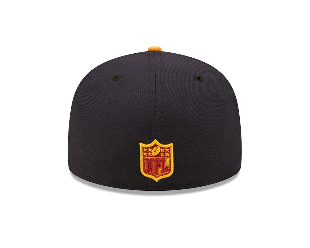 Cleveland Browns New Era 60th Anniversary 59FIFTY Fitted Hat - Navy/Gold cheap
