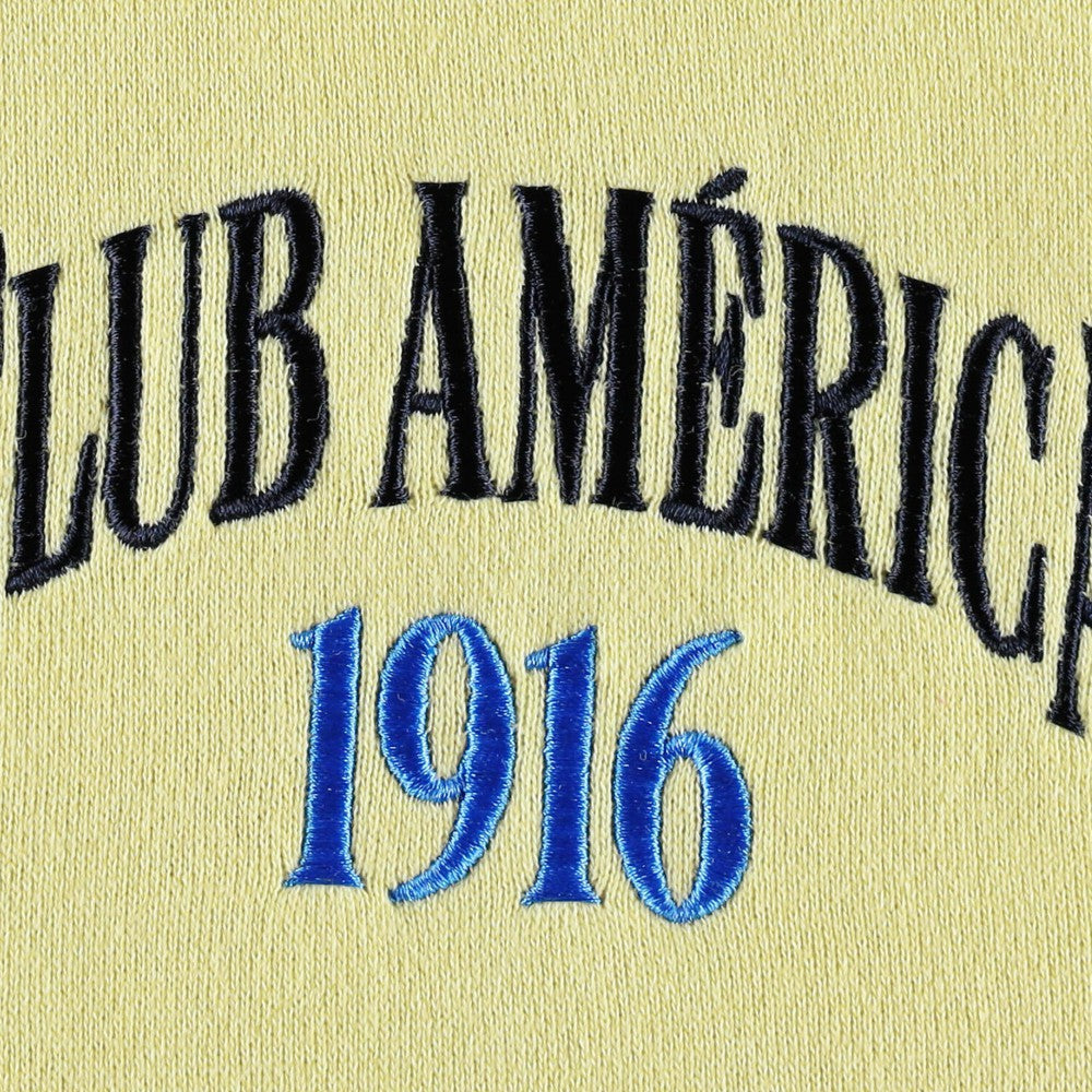 Club America Retro Raglan Pullover Hoodie - Yellow online