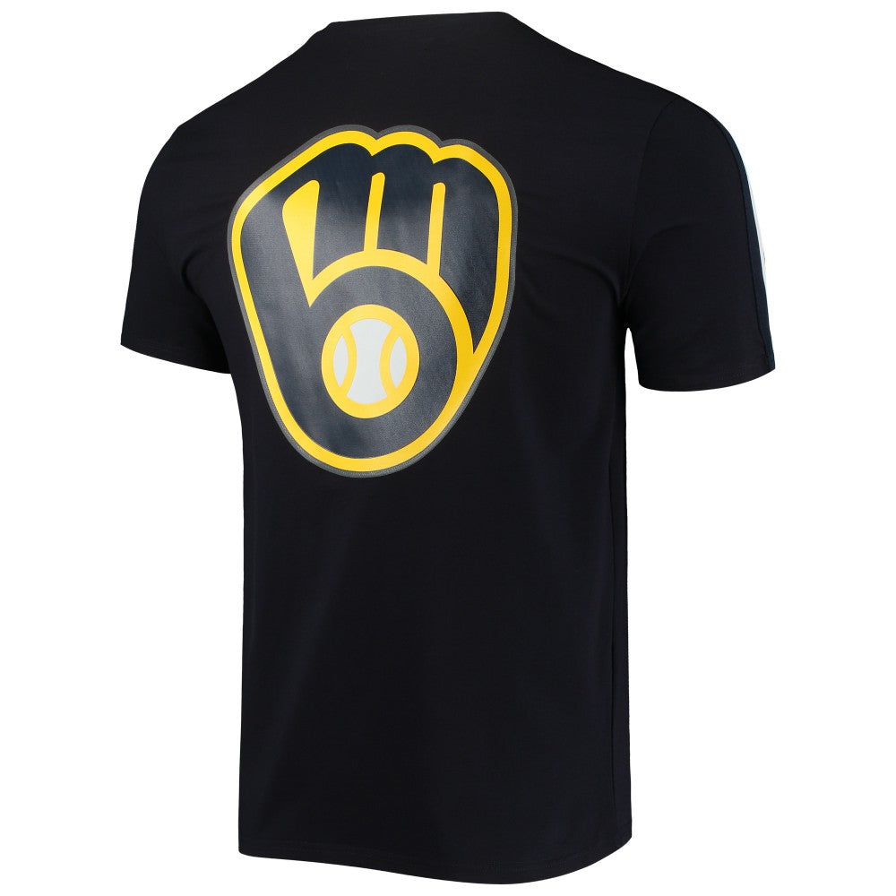 Milwaukee Brewers Pro Standard Taping T-Shirt - Navy/
