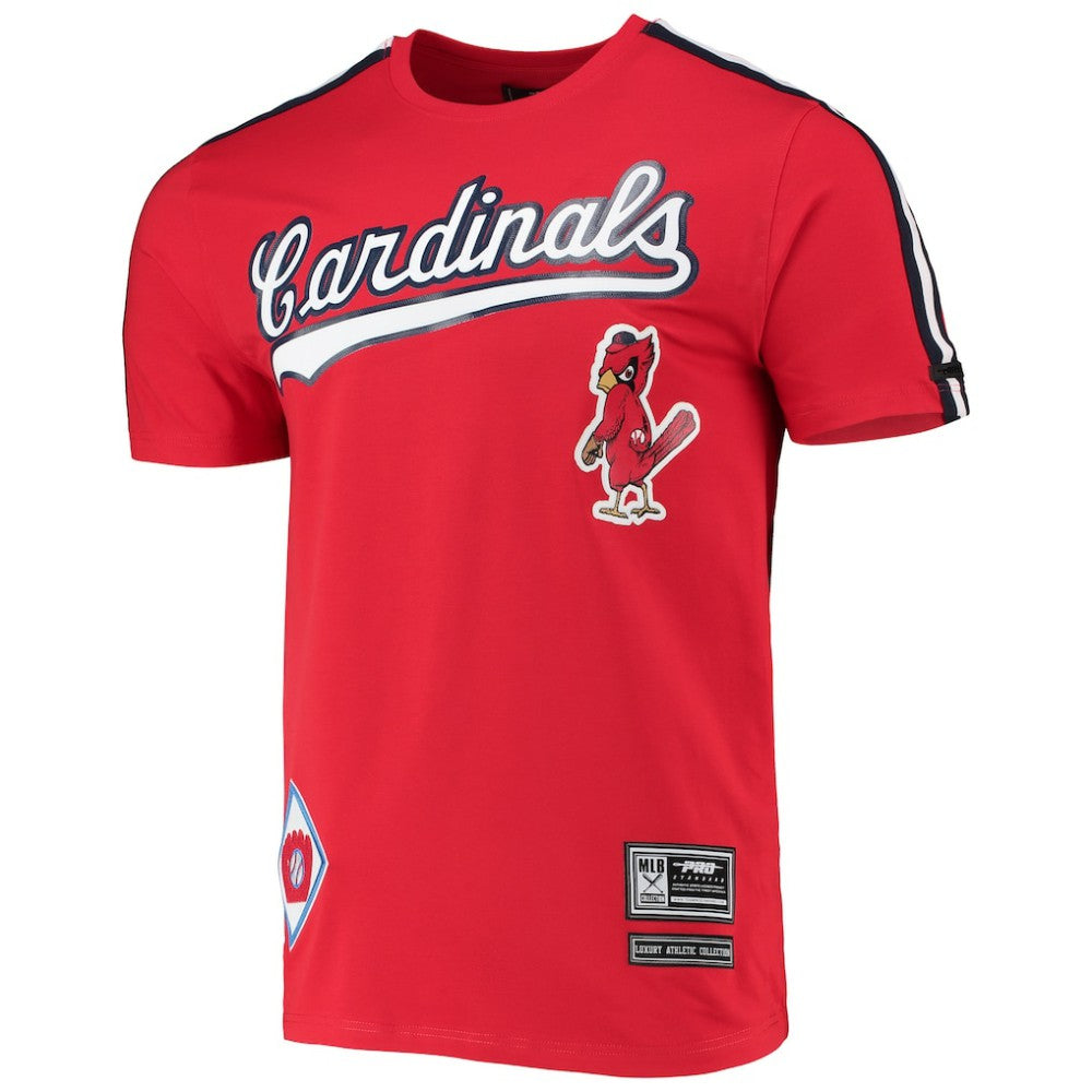 St. Louis Cardinals Pro Standard Taping T-Shirt - Red/