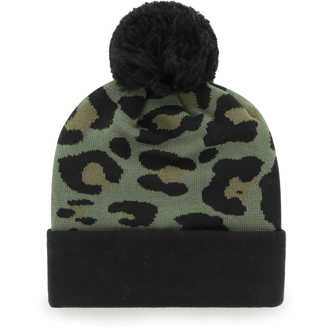 Tampa Bay Buccaneers '47 Women's Bagheera Cuffed Knit Hat with Pom - Green/Black discount