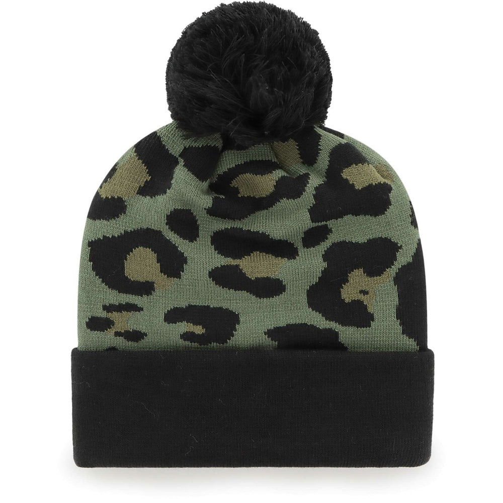 Tampa Bay Buccaneers '47 Women's Bagheera Cuffed Knit Hat with Pom - Green/Black discount
