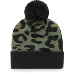 Tampa Bay Buccaneers '47 Women's Bagheera Cuffed Knit Hat with Pom - Green/Black discount
