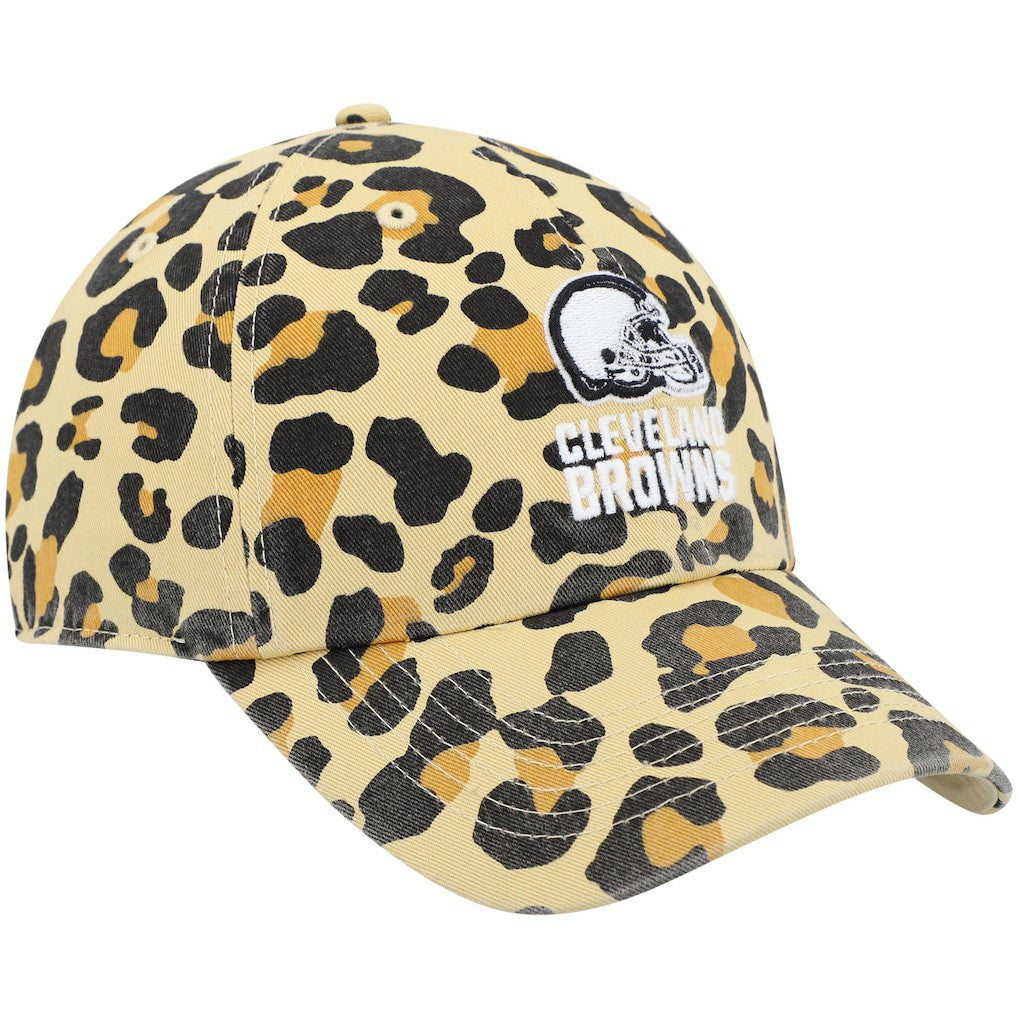 Cleveland Browns '47 Women's Bagheera Clean Up Allover Adjustable Hat - Tan cheap
