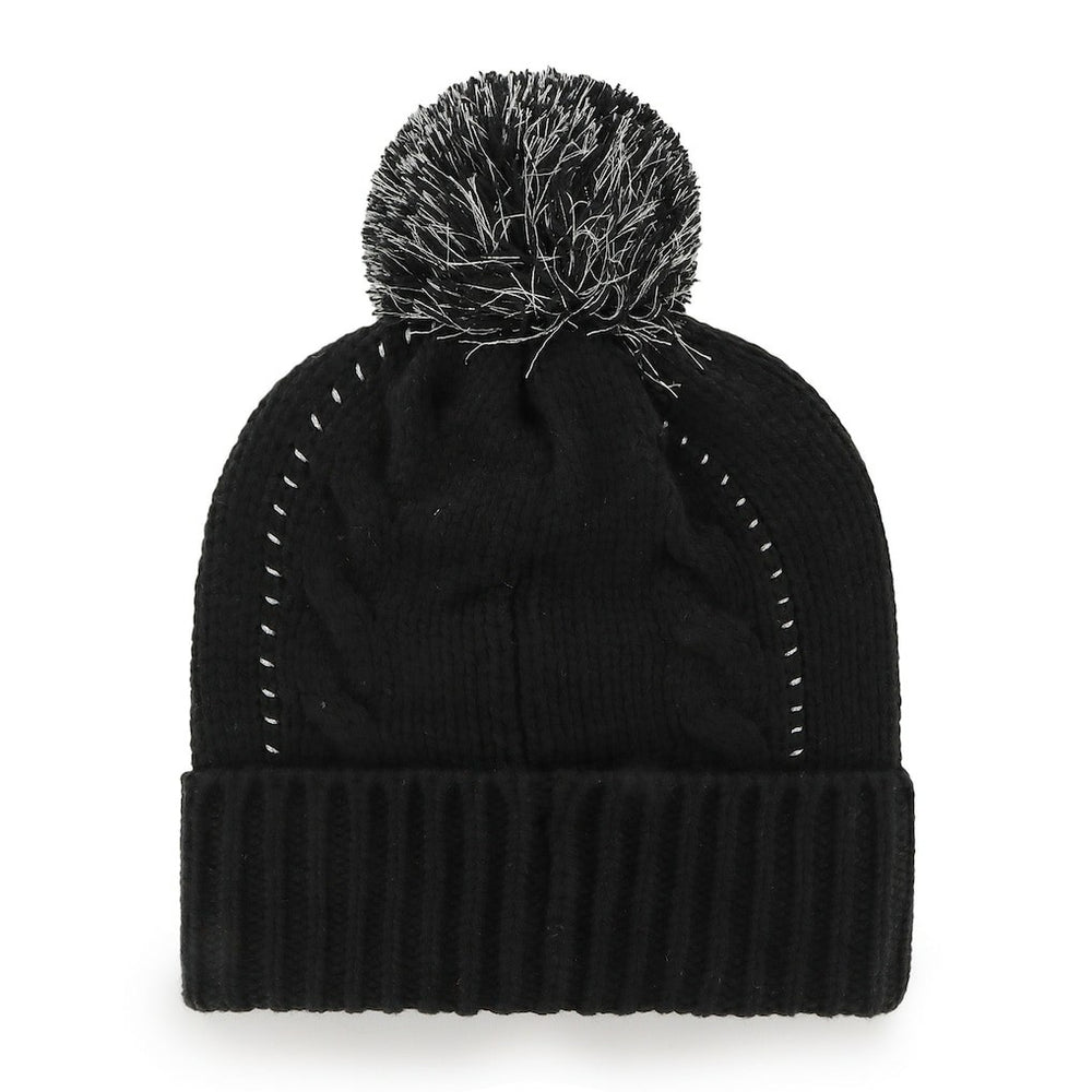 New Orleans Saints '47 Women's Bauble Cuffed Knit Hat with Pom - Black discount