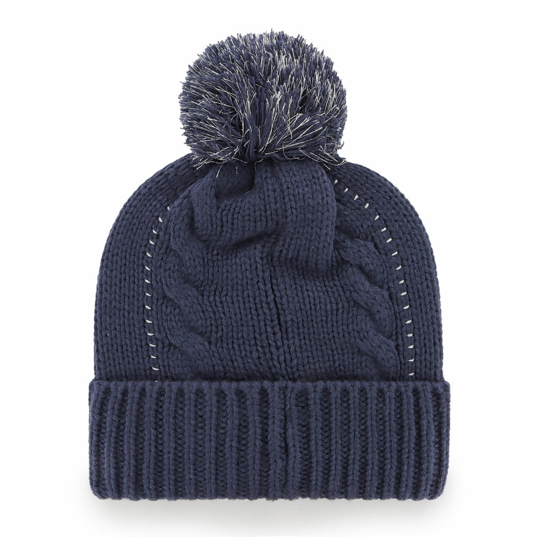 Tennessee Titans '47 Women's Bauble Cuffed Knit Hat with Pom - Navy online