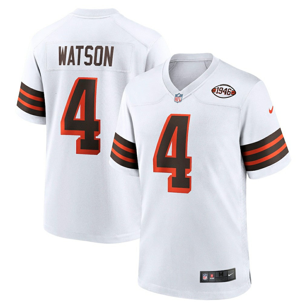 Deshaun Watson Cleveland Browns Alternate Game Jersey - White | Nike sale
