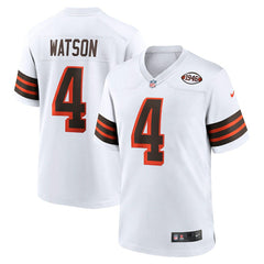 Deshaun Watson Cleveland Browns Alternate Game Jersey - White | Nike sale