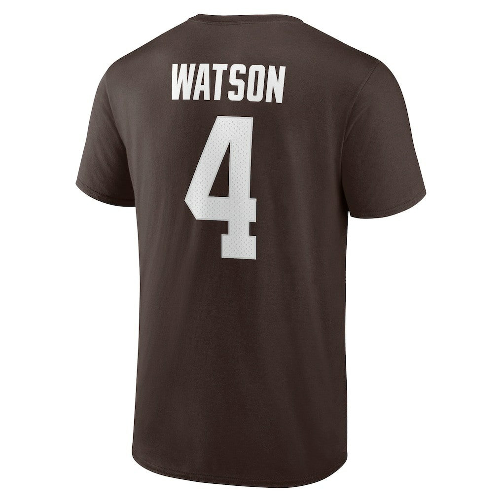 Deshaun Watson Cleveland Browns Player Icon Name & Number T-Shirt - Brown on sale