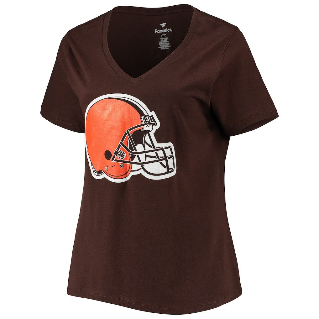Deshaun Watson Cleveland Browns Women's Plus Size Player Name & Number V-Neck T-Shirt - Brown online