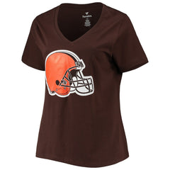 Deshaun Watson Cleveland Browns Women's Plus Size Player Name & Number V-Neck T-Shirt - Brown online