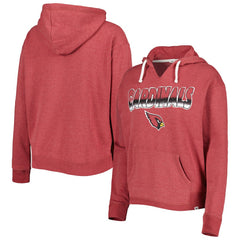Arizona Cardinals '47 Women's Color Rise Kennedy Notch Neck Pullover Hoodie - Cardinal discount