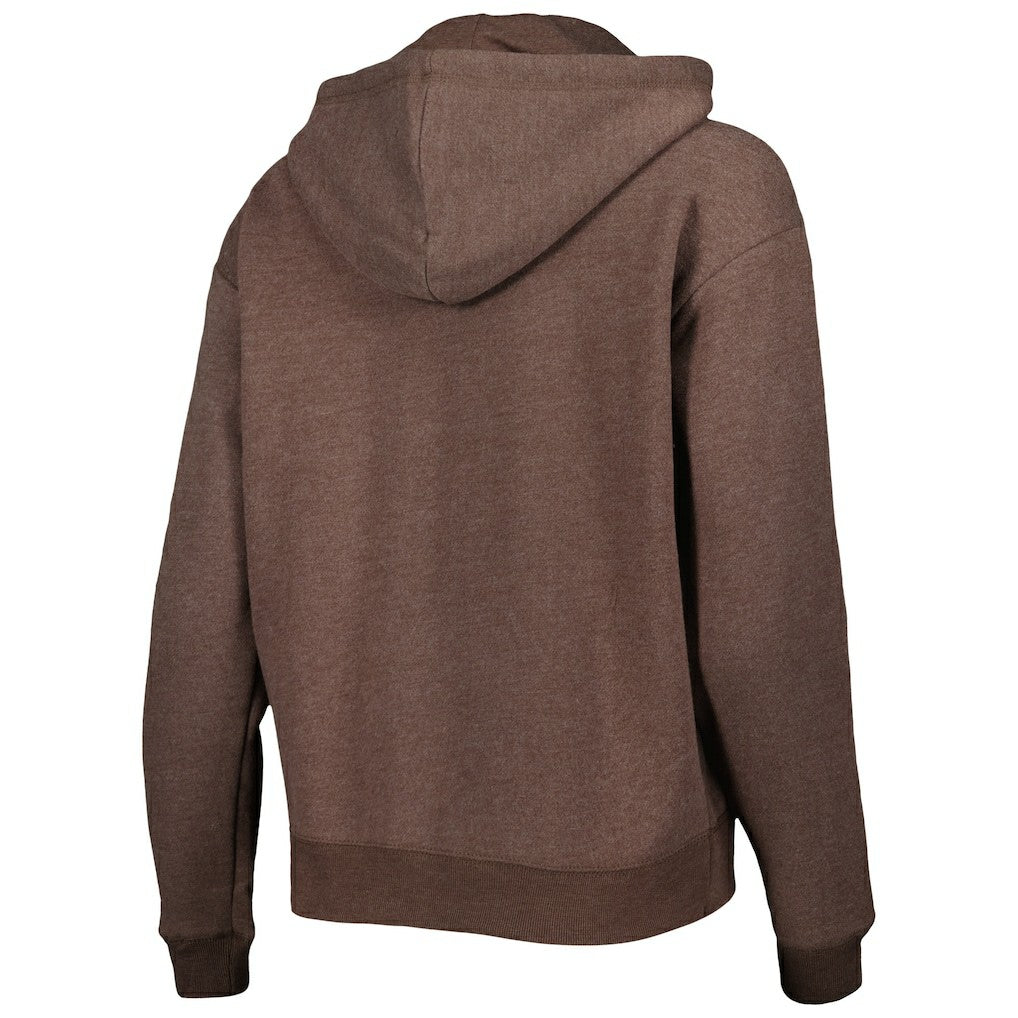 Cleveland Browns '47 Women's Color Rise Kennedy Pullover Hoodie - Brown cheap