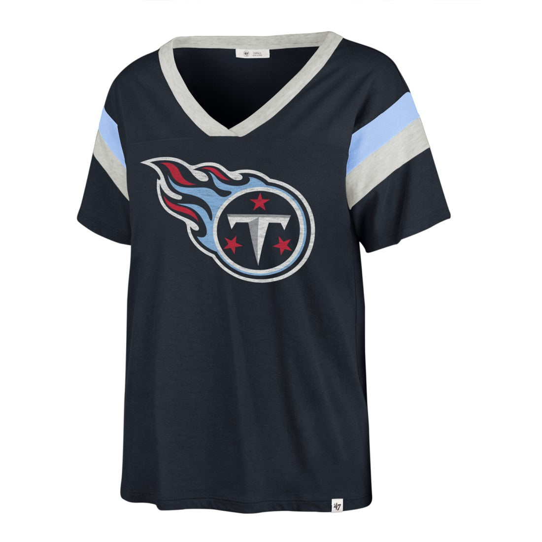 Tennessee Titans '47 Women's Phoenix V-Neck T-Shirt - Navy outlet
