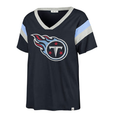 Tennessee Titans '47 Women's Phoenix V-Neck T-Shirt - Navy outlet