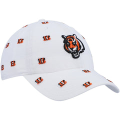 Cincinnati Bengals '47 Women's Confetti Clean Up Adjustable Hat - White sale