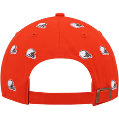 Cleveland Browns '47 Women's Confetti Clean Up Logo Adjustable Hat - Orange sale