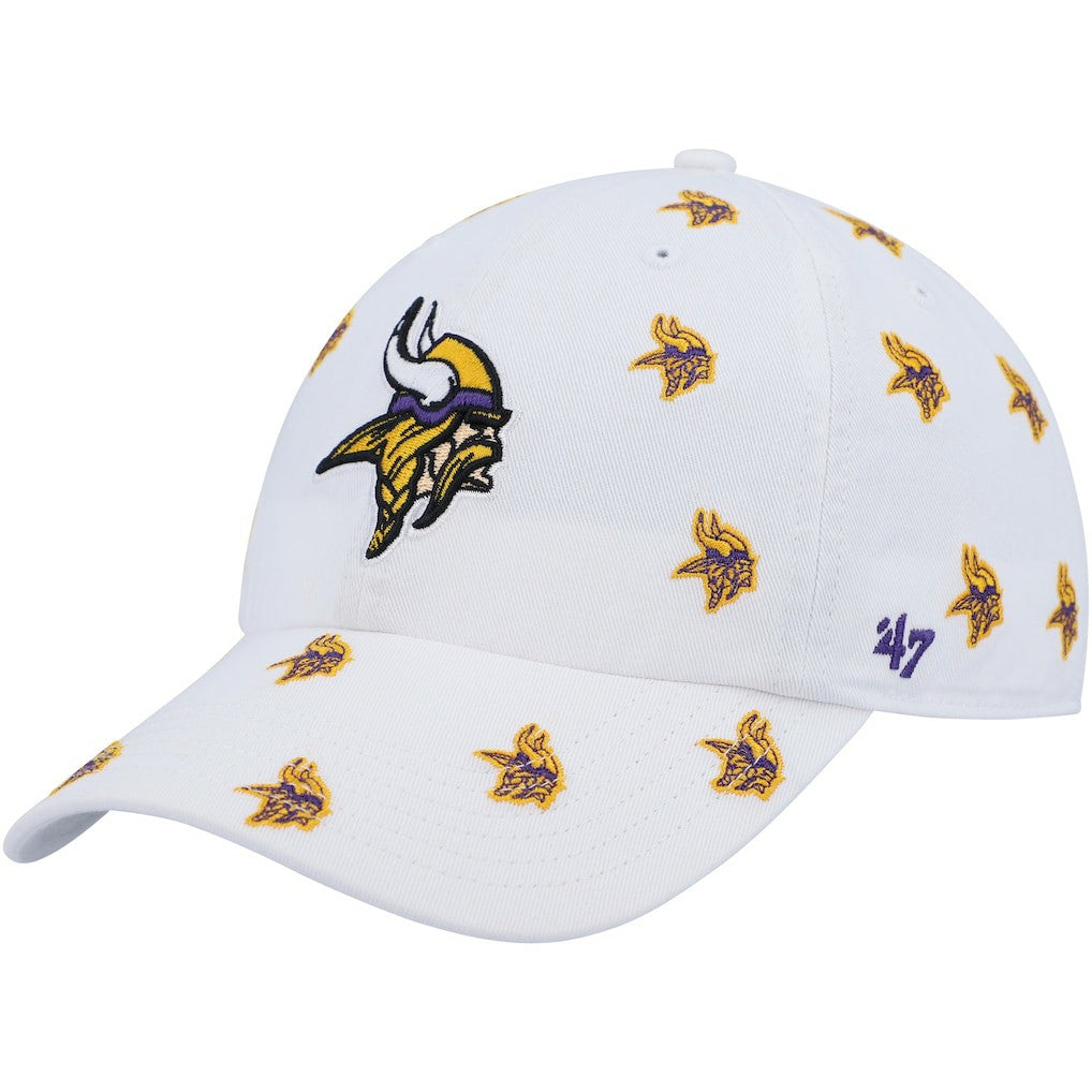 Minnesota Vikings '47 Women's Confetti Clean Up Adjustable Hat - White discount