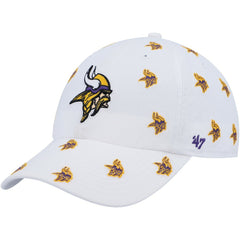 Minnesota Vikings '47 Women's Confetti Clean Up Adjustable Hat - White discount