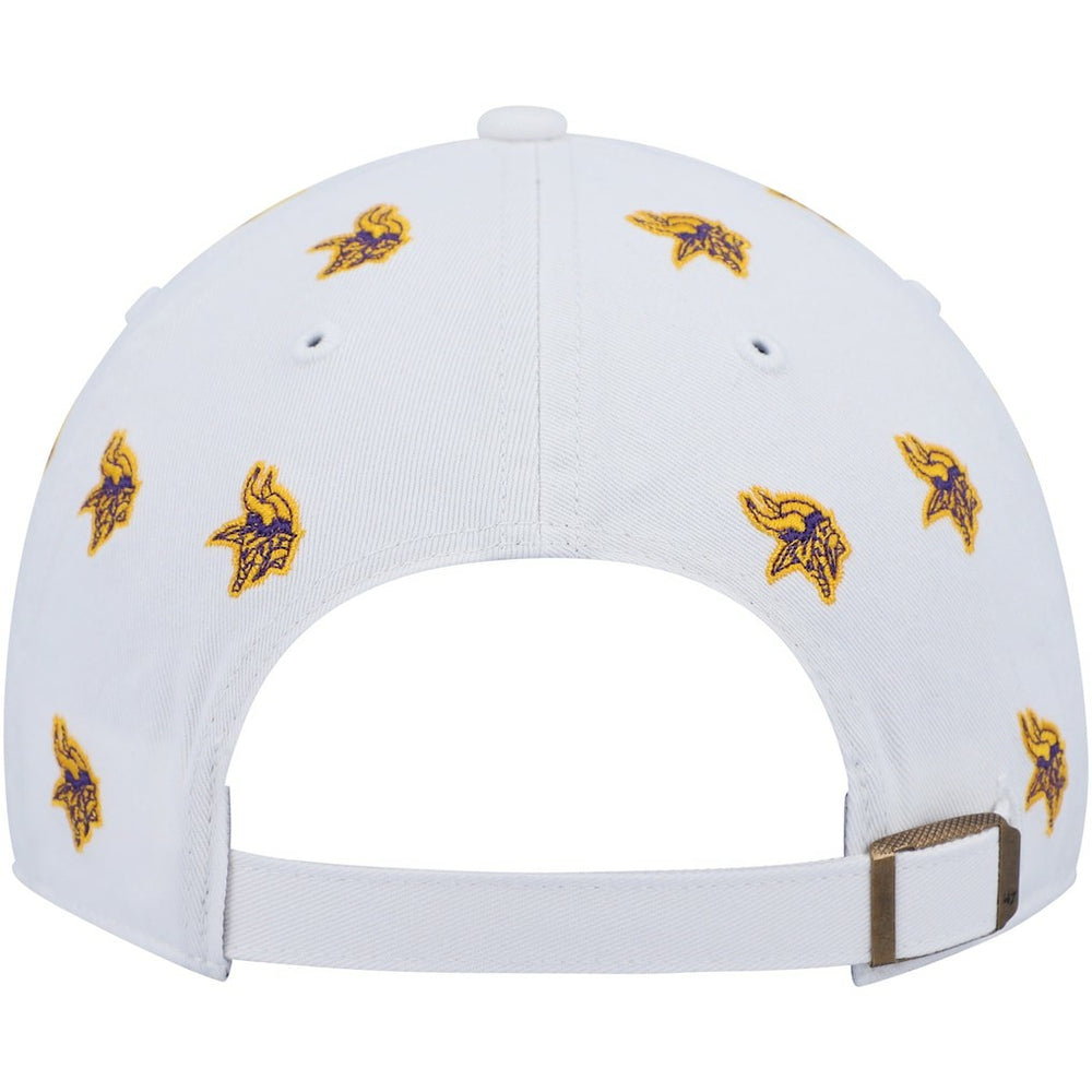 Minnesota Vikings '47 Women's Confetti Clean Up Adjustable Hat - White discount