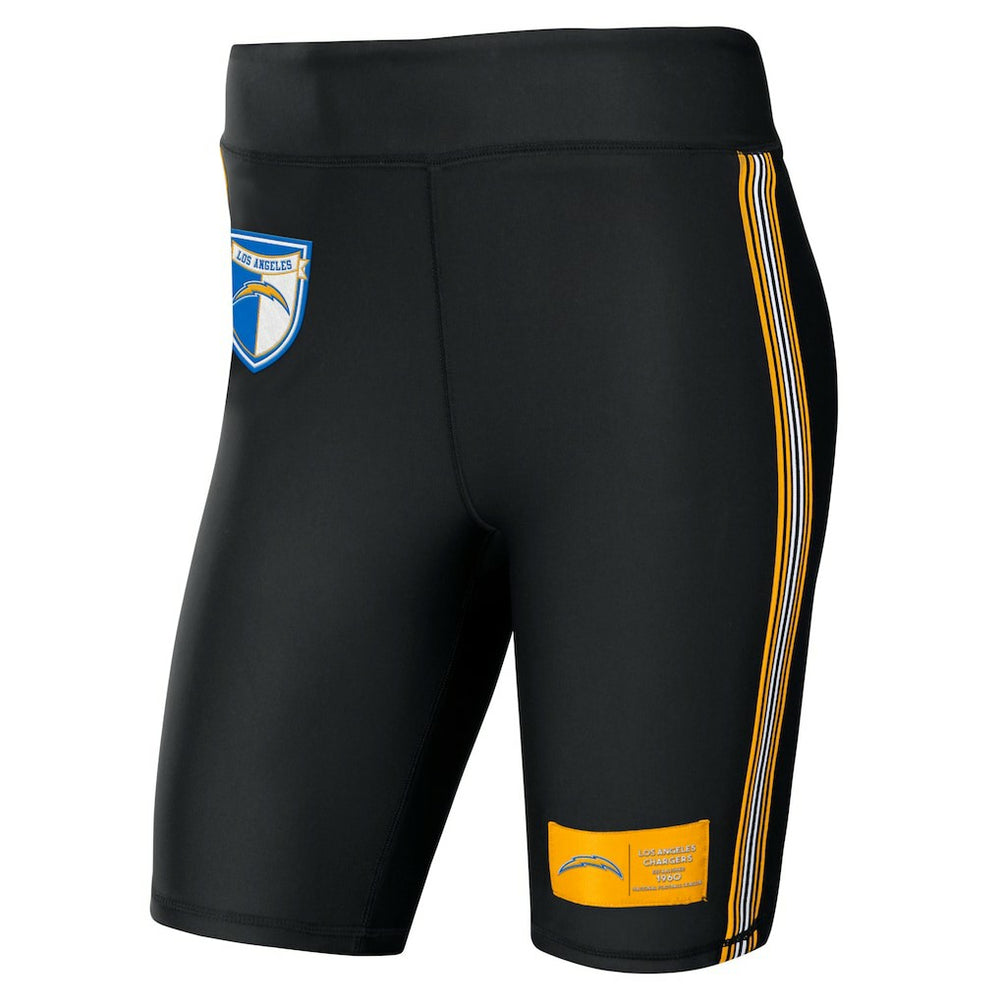 Los Angeles Chargers WEAR by Erin Andrews Women's Biker Shorts - Black outlet