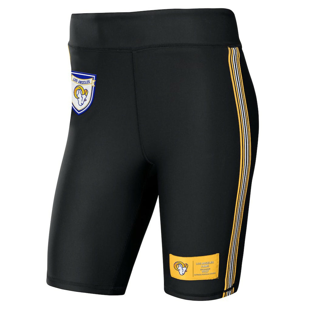 Los Angeles Rams WEAR by Erin Andrews Women's Biker Shorts - Black online