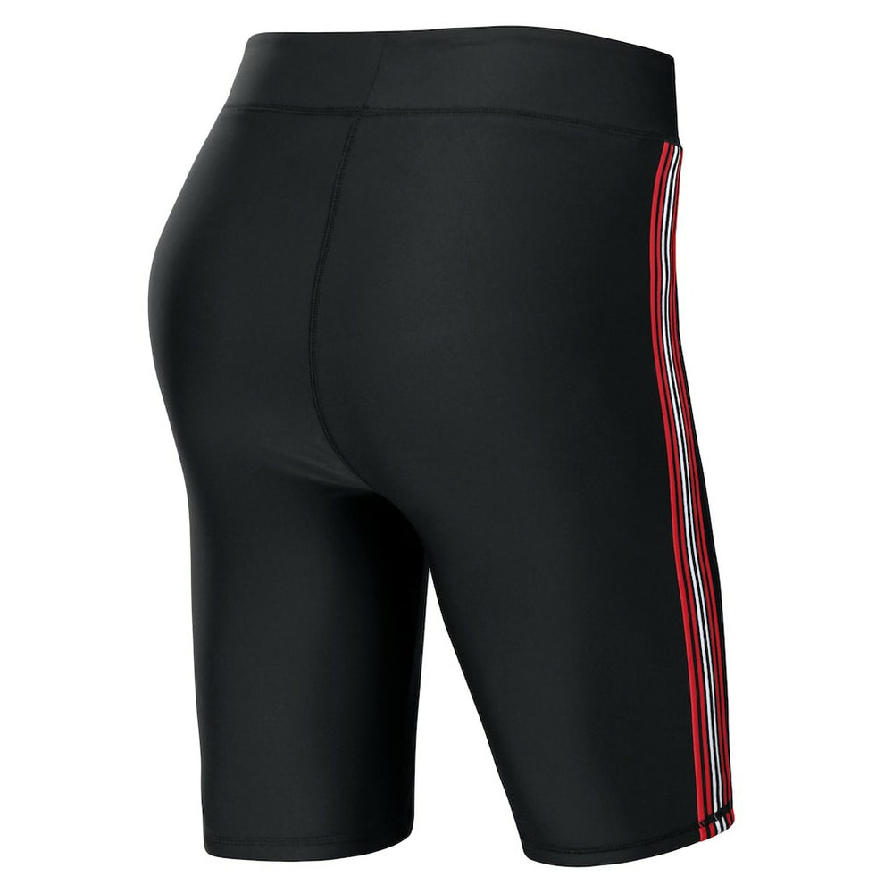 New England Patriots WEAR by Erin Andrews Women's Biker Shorts - Black cheap