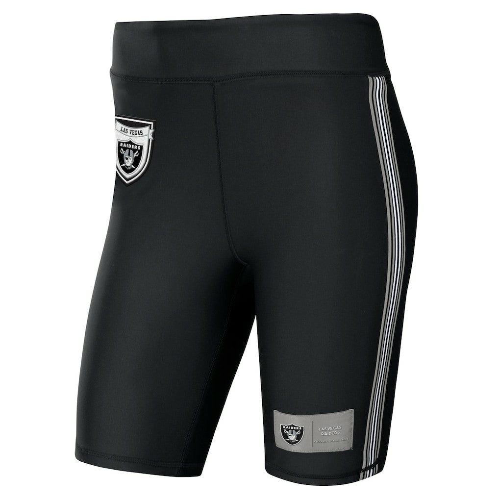 Las Vegas Raiders WEAR by Erin Andrews Women's Biker Shorts - Black for sale