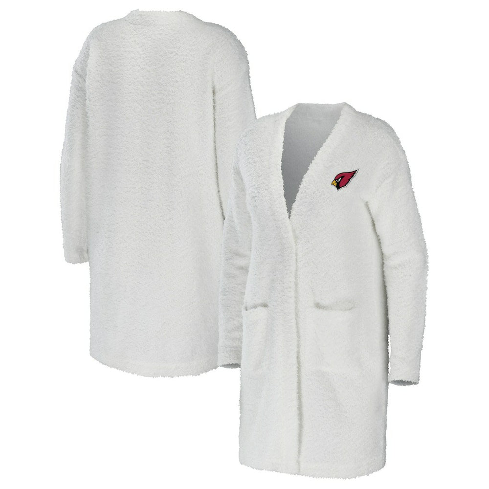 Arizona Cardinals WEAR by Erin Andrews Women's Cozy Lounge Cardigan Sweater - Cream discount