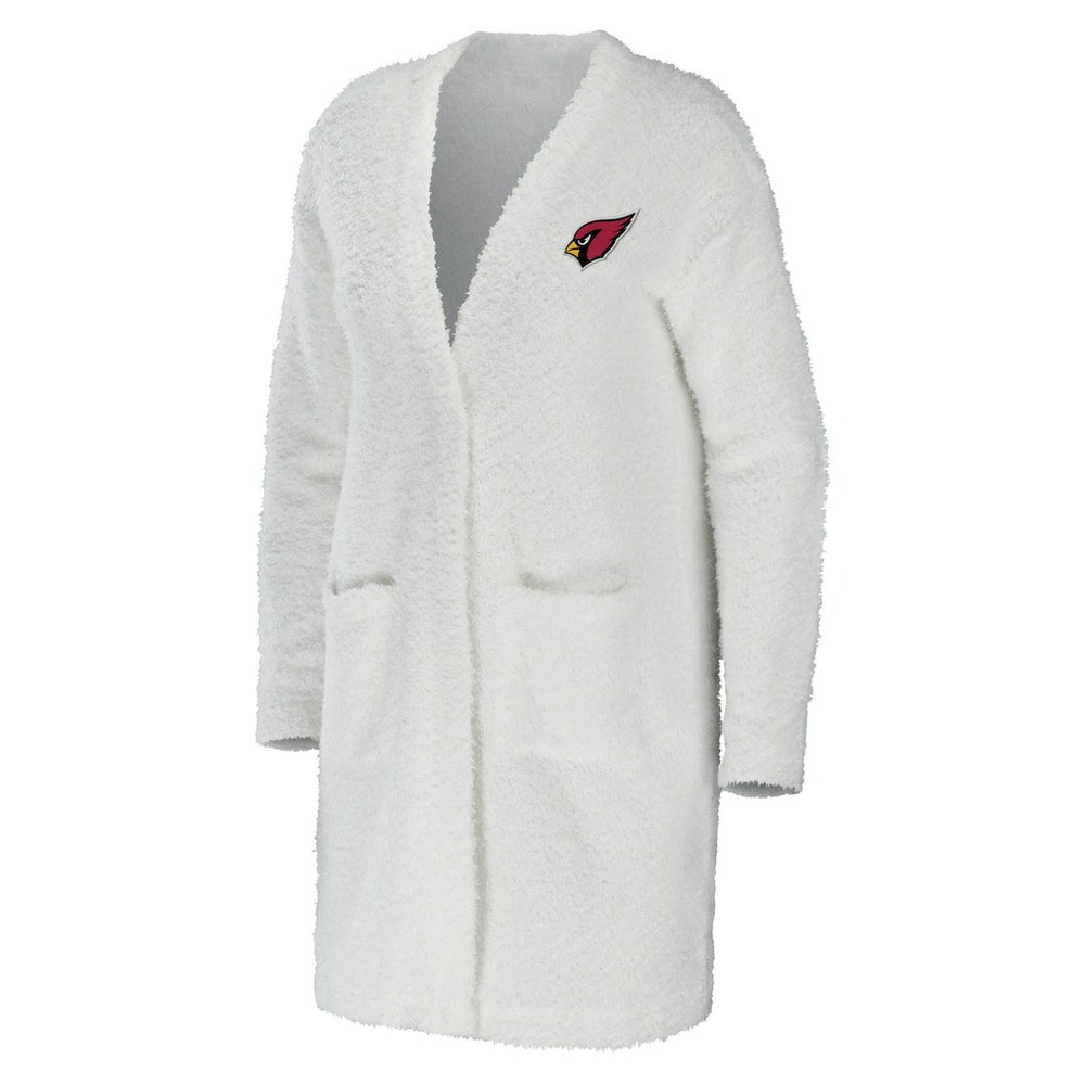 Arizona Cardinals WEAR by Erin Andrews Women's Cozy Lounge Cardigan Sweater - Cream discount