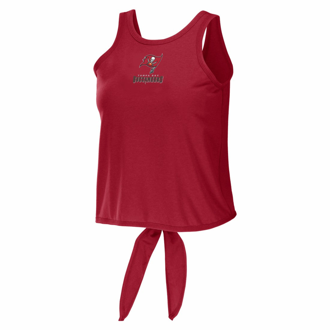 Tampa Bay Buccaneers WEAR by Erin Andrews Women's Open Back Twist Tie Tank Top - Red outlet