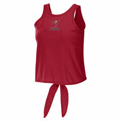 Tampa Bay Buccaneers WEAR by Erin Andrews Women's Open Back Twist Tie Tank Top - Red outlet