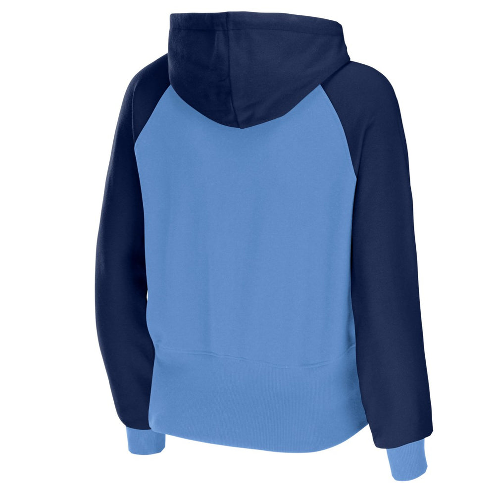 Tennessee Titans WEAR by Erin Andrews Women's Colorblock Lightweight Full-Zip Hoodie - Light Blue on sale