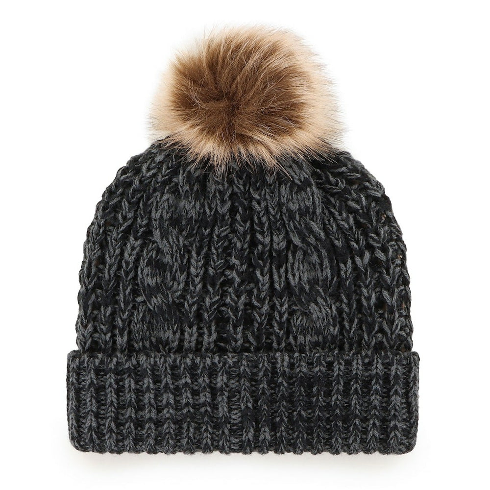 Carolina Panthers '47 Women's Meeko Cuffed Knit Hat with Pom - Black outlet