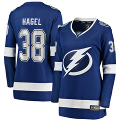 Brandon Hagel Tampa Bay Lightning Fanatics Women's Home Breakaway Player Jersey Blue
