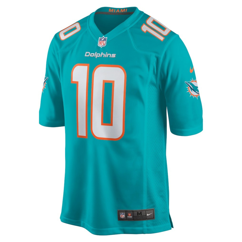 Tyreek Hill Miami Dolphins Game Jersey - Aqua | Nike discount