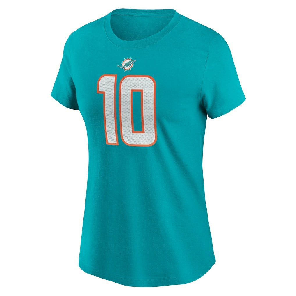 Tyreek Hill Miami Dolphins Women's Player Name & Number T-Shirt - Aqua | Nike for sale