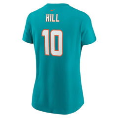 Tyreek Hill Miami Dolphins Women's Player Name & Number T-Shirt - Aqua | Nike for sale