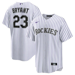 Kris Bryant Colorado Rockies Replica Player Jersey - White/Purple | Nike