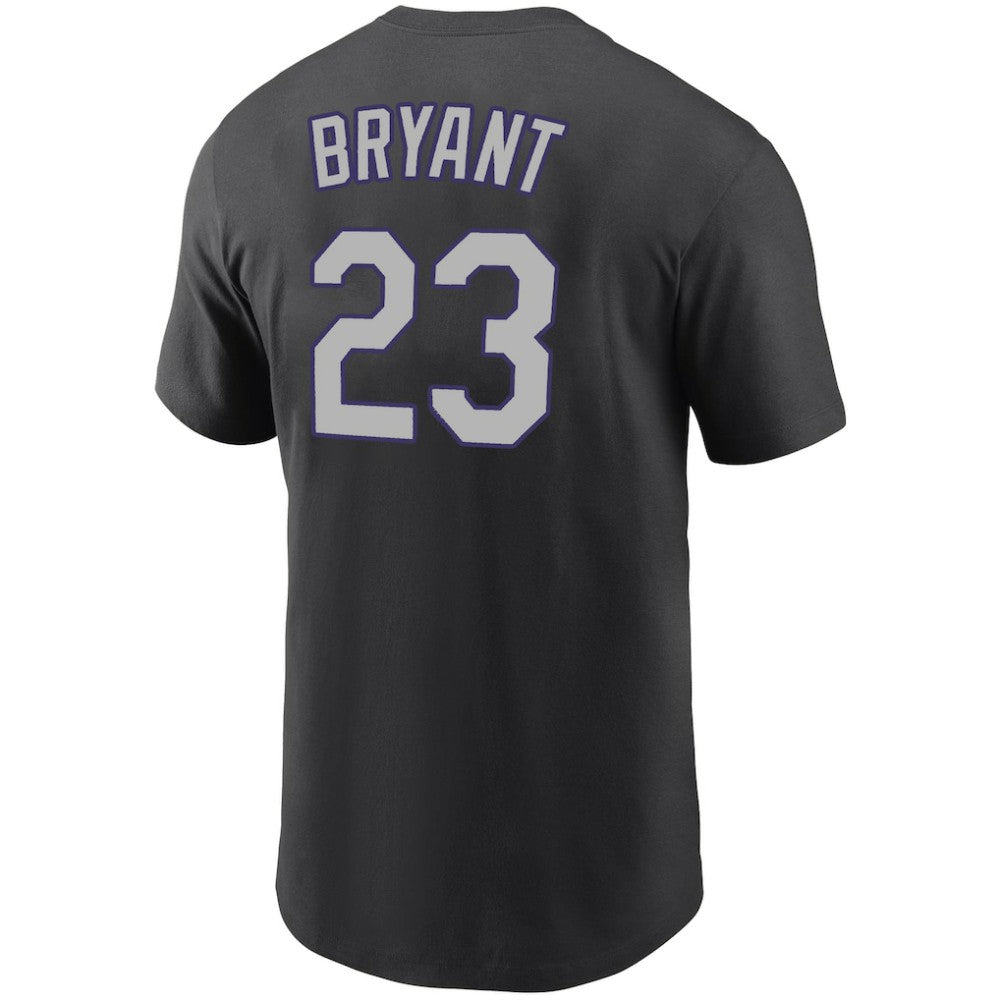 Kris Bryant Colorado Rockies Name & Number T-Shirt - Black | Nike