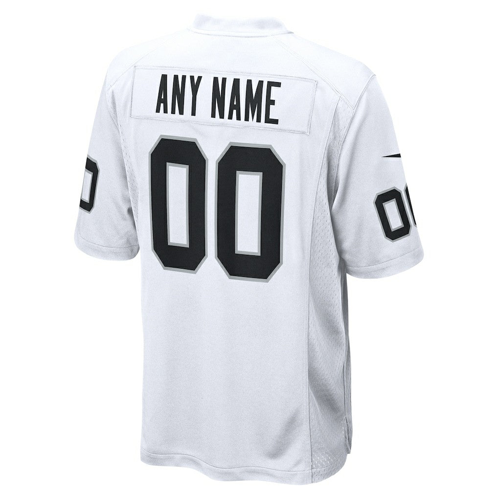 Las Vegas Raiders Youth Team Custom Game Jersey - White | Nike online